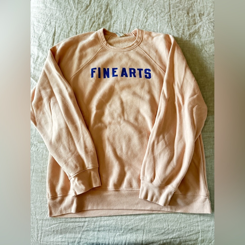 Megan Huntz Pink Fine Arts Sweatshirt